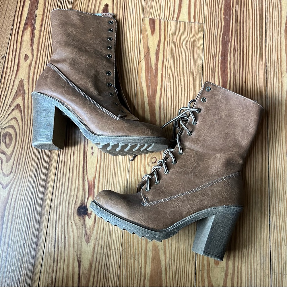 Mudd Brown Shearling Boots (Sz 8.5)